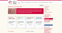 Desktop Screenshot of cvfe.be